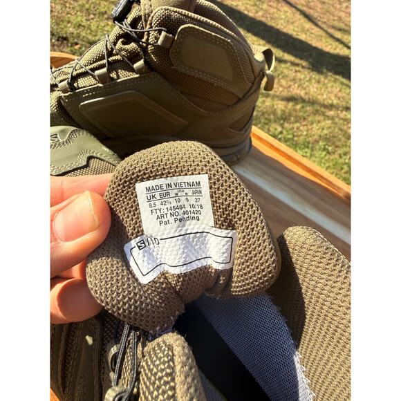 Salomon XA Pro Mid Forces OD Green Size 9 - Picture 2 of 2